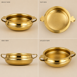 Aurelia Hammered Gold Metal Urli Bowl