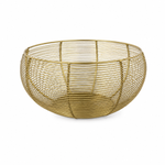 Gold Weave Wire Steel Basket