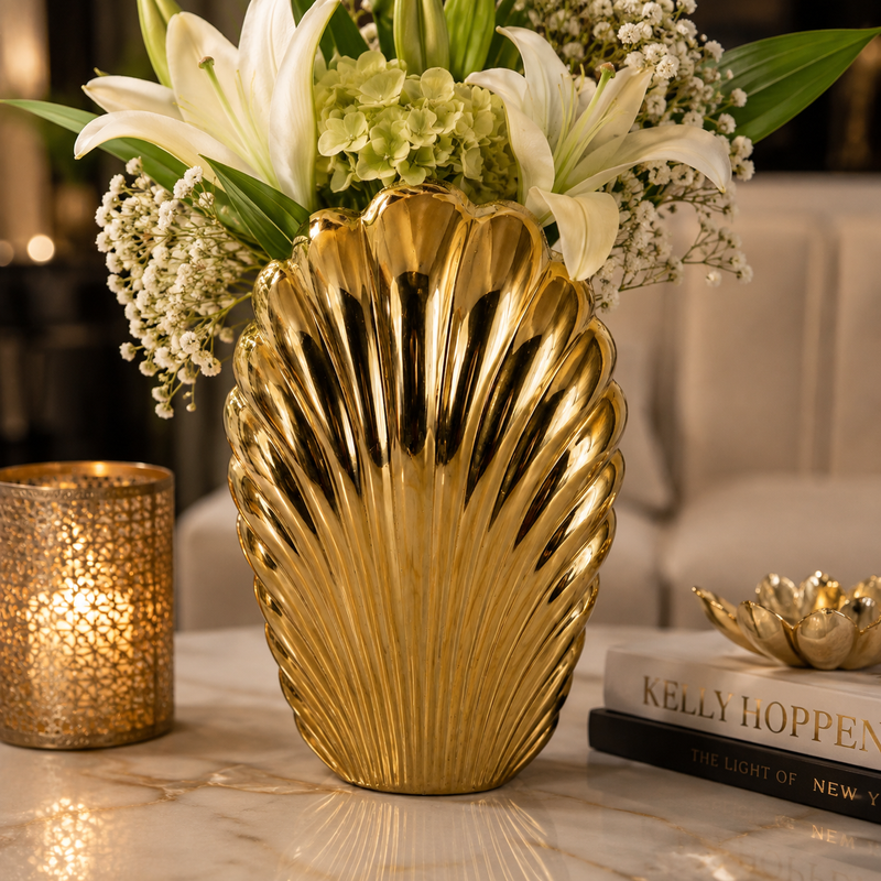 Aurelia Shell Luxe Vase