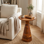 Norr Wooden Side Table - Natural