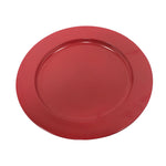 Metalsmith 13 Inch Round Decorative Serving Plate For Formal Occasions, Parties And Wedding Charger Plate  (Pack of 4)
