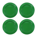 Metalsmith 13 Inch Round Decorative Serving Plate For Formal Occasions, Parties And Wedding Charger Plate  (Pack of 4)