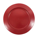 Metalsmith 13 Inch Round Decorative Serving Plate For Formal Occasions, Parties And Wedding Charger Plate  (Pack of 4)