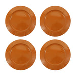 Metalsmith 13 Inch Round Decorative Serving Plate For Formal Occasions, Parties And Wedding Charger Plate  (Pack of 4)