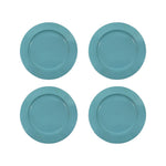 Metal Charger Plate, Set Of 4 - Blue