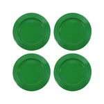 Metal Charger Plate, Set Of 4 - Green