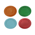 Metal Charger Plate, Set Of 4 - Multicolor