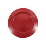 Metal Charger Plate, Set Of 4 - Red