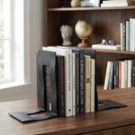 Wave Metal Bookend - Black