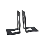 Wave Metal Bookend - Black