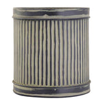 Root Metal Planter, Large - Grey