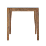 Sockel Wooden Side Table, Medium - White