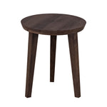 Orb Wooden Side Table, Small - Brown