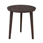Orb Wooden Side Table, Large - Brown