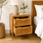 Ruhe Wooden Cabinet Drawer, Large - Natural