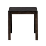 Cross Wooden Side Table, Large - Brown