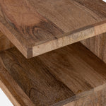 Helix Wooden Side Table - Natural