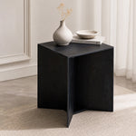 Trist Wooden Side Table - Blue
