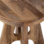 Denzo Wooden Stool - Natural