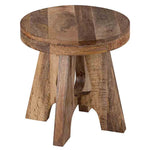 Denzo Wooden Stool - Natural