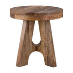 Denzo Wooden Stool - Natural