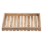 Ebony Wooden Serving Tray, Large - Brown