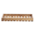 Ebony Wooden Serving Tray, Large - Brown