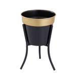 Orra Metal Planter, Small - Black