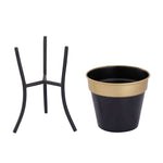 Orra Metal Planter, Small - Black