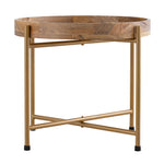 Terra Metal Side Table, Small - Gold