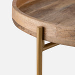 Terra Metal Side Table, Small - Gold