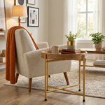Terra Metal Side Table, Small - Gold