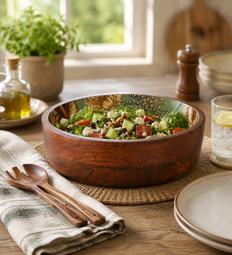 Mango Wood Serving And Decor Bowl For Home, Kitchen And Office