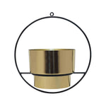 Riga Metal Planter - Gold