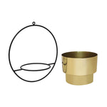 Riga Metal Planter - Gold