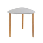 Avira Wooden Side Table, Large - White