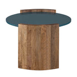 Stela Wooden Coffee Table - Blue