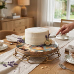 Wooden Cake Stand To Serve Cupcakes, Desserts And Nibbles For Occasion