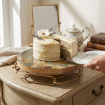 Wooden Cake Stand To Serve Cupcakes, Desserts And Nibbles For Occasion