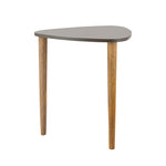 Avira Wooden Side Table, Medium - Grey