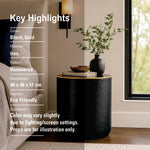 Shayn Metal Stool - Black