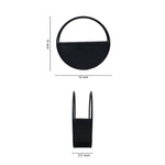 Wall Hanging Metal Planter For Home Decor, Living Room And Office