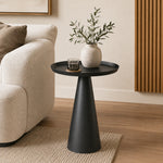 Designer Metal Cone Side Table For Indoor, Outdoor, Home And Office