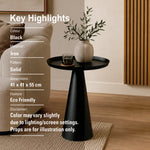 Designer Metal Cone Side Table For Indoor, Outdoor, Home And Office