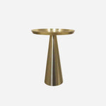 Designer Metal Cone Side Table For Indoor, Outdoor, Home And Office