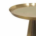 Designer Metal Cone Side Table For Indoor, Outdoor, Home And Office