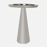 Zylen Metal Side Table - Silver