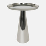 Zylen Metal Side Table - Silver