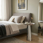 Zylen Metal Side Table - Silver