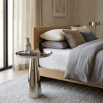 Zylen Metal Side Table - Silver